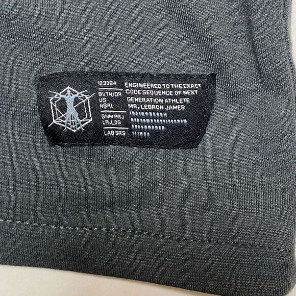 Nike Lebron James Court Vision Men’s Gray|Black Dri Fit Shirt Sz M - Picture 8 of 13